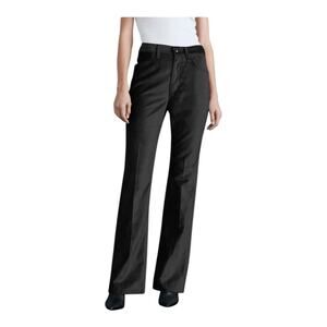 Rag & Bone pants Jacey Velvet straight leg black size 0